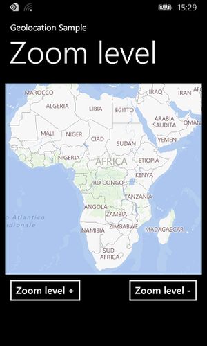 Map after the tap button btnZoonLevelPuls